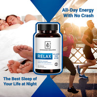 RELAX - THE DEEP SLEEP & SUSTAINED ENERGY SOLUTION