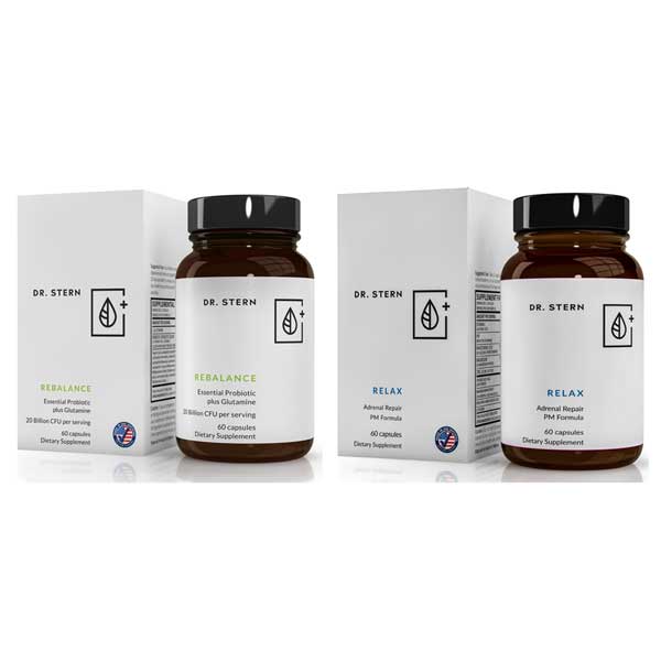 RELAX + REBALANCE -  COMPLETE ADRENAL AND DIGESTION SUPPORT SYSTEM